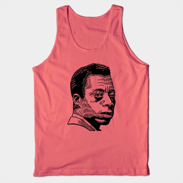 James Baldwin Tank Top by Yusa The Faith
